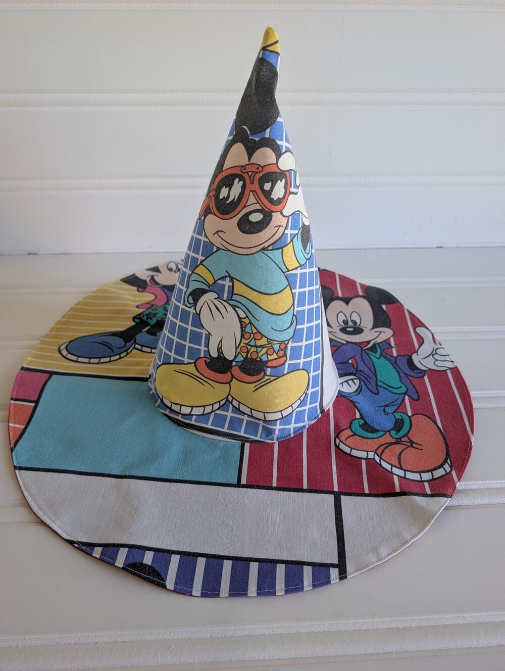 Handmade Mickey Mouse Whimsy Floppy Witch Hat - 4